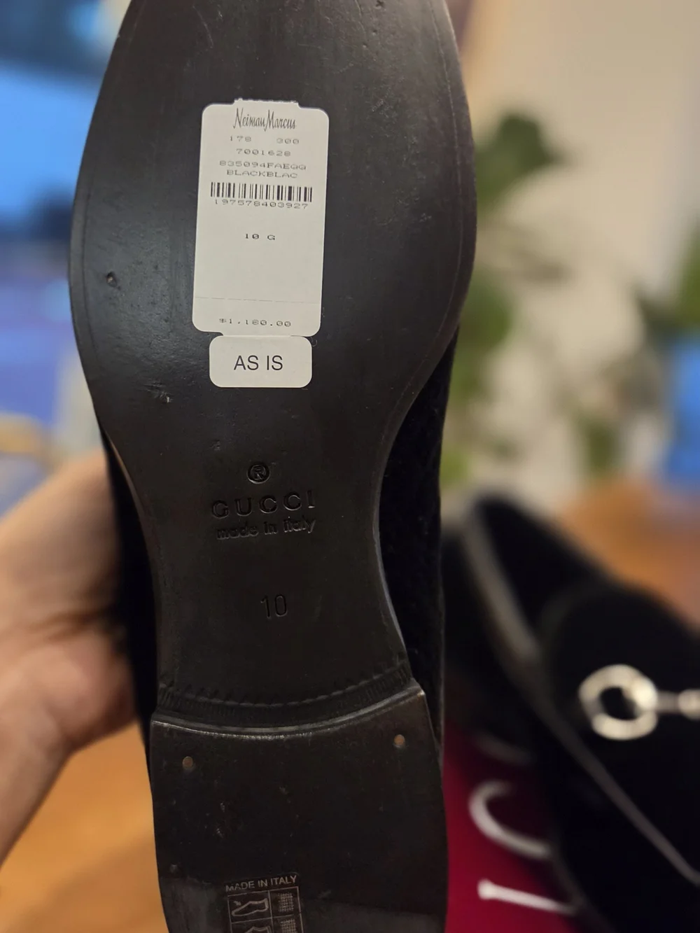 Gucci Black Velvet Horsebit Loafers with Silver Hardware